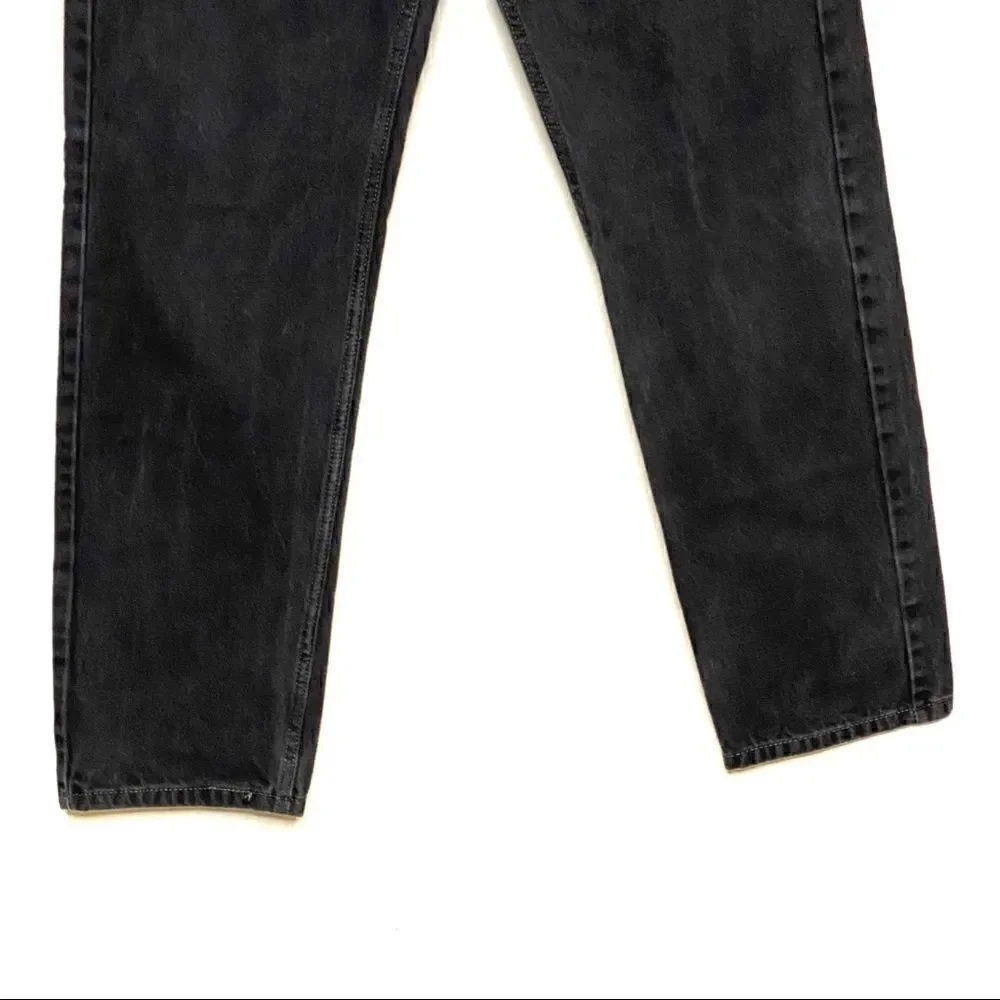 Levi’s black 505 straight leg jeans size 34 X 32